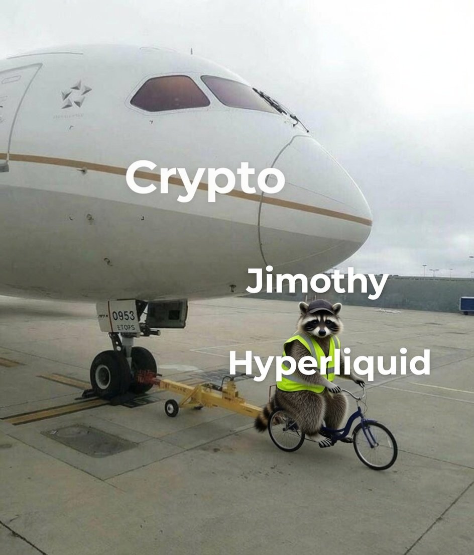 Crypto_Retardio's tweet photo. We're bullish on @HyperliquidX and @JimothyOnSOL_

The rest of CT will follow soon.

Hyperliquid https://t.co/3SiHB73ufg