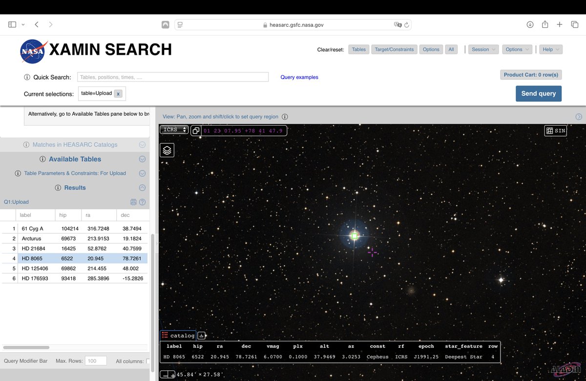 Genius_skies's tweet photo. The sky of a moment that will never happen again,

Now you can own it forever✨

Here you are observing a star in the NASA HEASARC viewer from one of the available skies.

#GenerativeArt #CryptoArt #HEASARCNASA https://t.co/UY6AYGCG8L