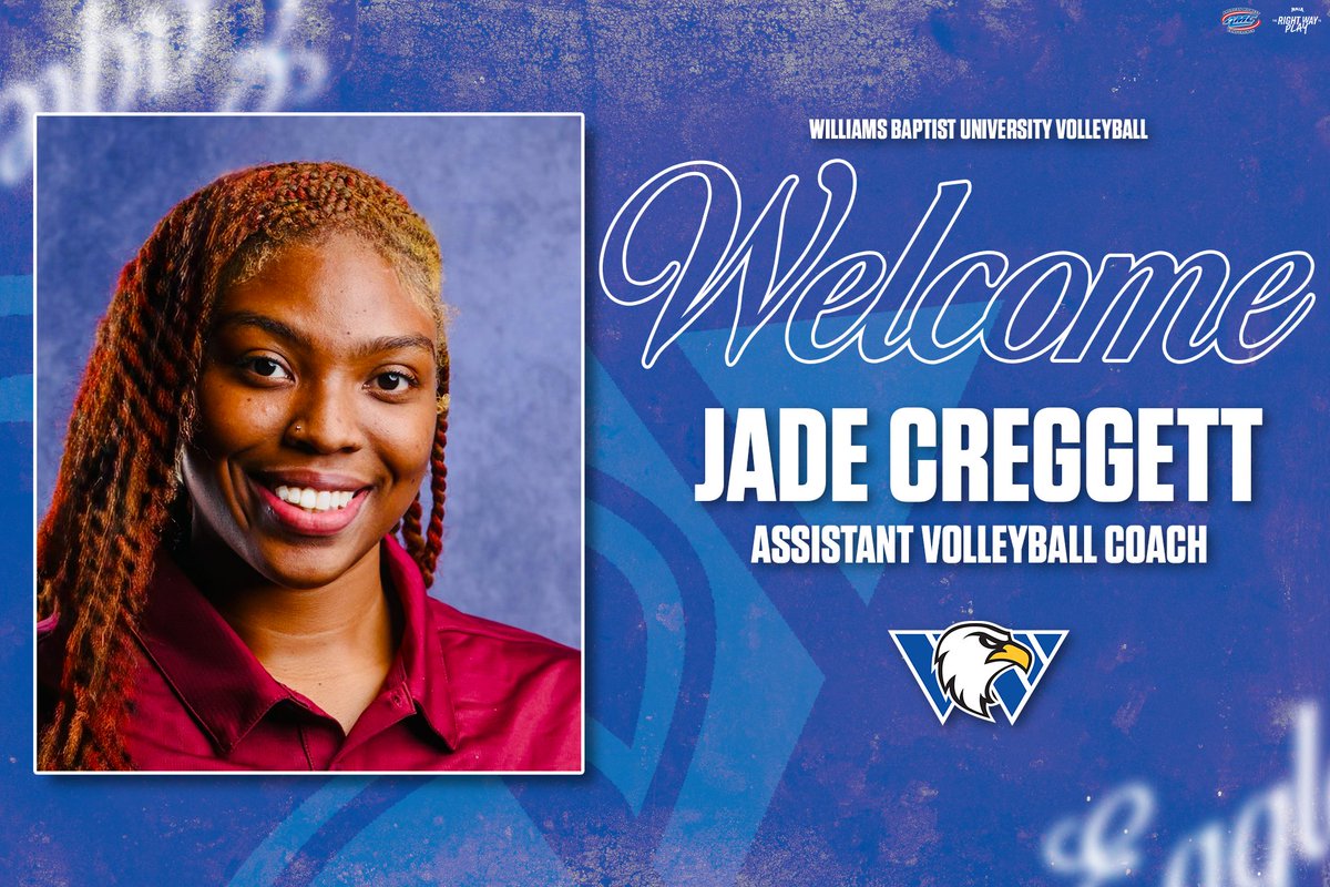 WBUEAGLES's tweet photo. @WBUEAGLES_VB has announced the hire of Jade Creggett as Assistant Coach!

🔗https://t.co/V8Z7VvJWED

#TakeFlight #TheRightWayToPlay https://t.co/R3MUBifSvW