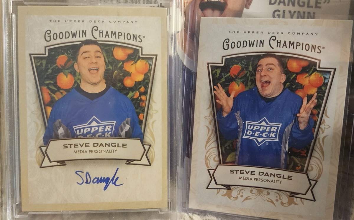 TheWuWu's tweet photo. Oh, "Hi @Steve_Dangle !" #stevedangle #ltr #goleafsgo #leafsforever 2026 @UpperDeckSports Goodwin Champions https://t.co/ALBGW0zgoN