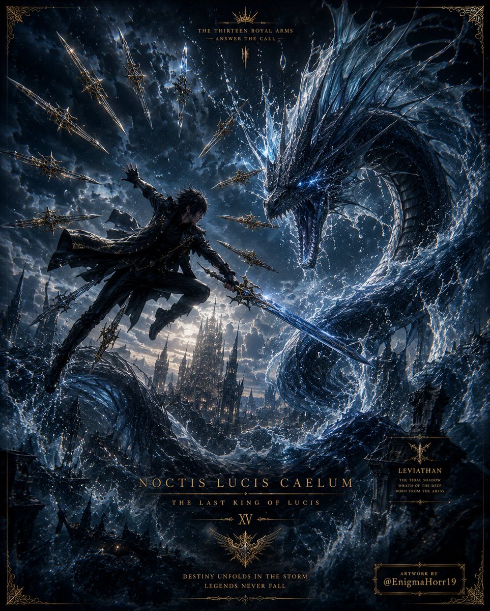 EnigmaHorr19's tweet photo. Noctis vs Leviathan
#FanArt
#FF15
#FinalFantasyXV https://t.co/kXi9xaOYyv
