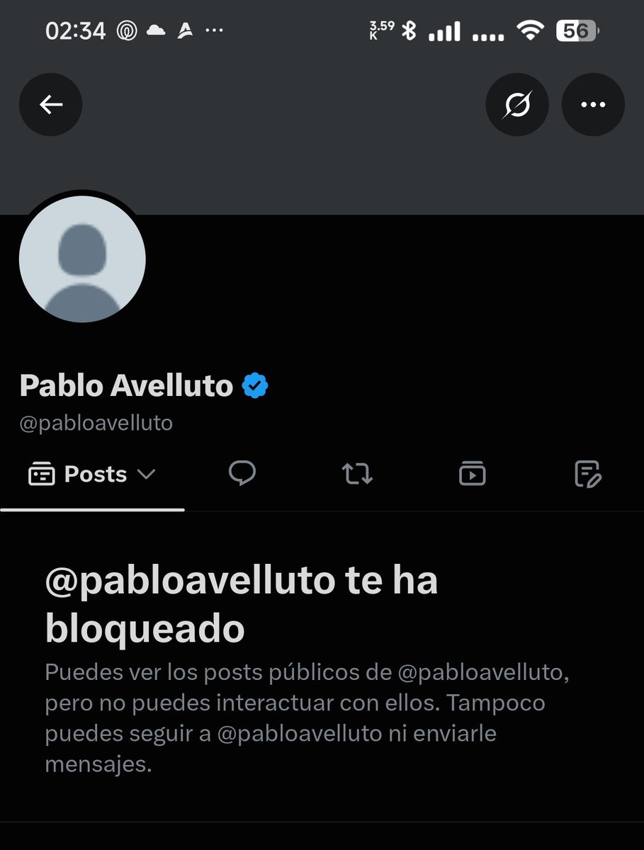 nelsonkr84's tweet photo. @SilMercado @pabloavelluto No se ni quien es. Y me bloqueó.... Mama https://t.co/WmmaLNAlyi