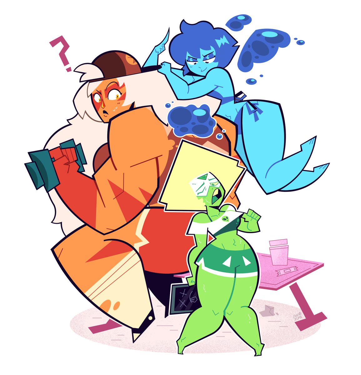 goodbyellow's tweet photo. Steven Universe's gals! Which one is your favorite? 🌎🌍 https://t.co/t1Hmt2auwt