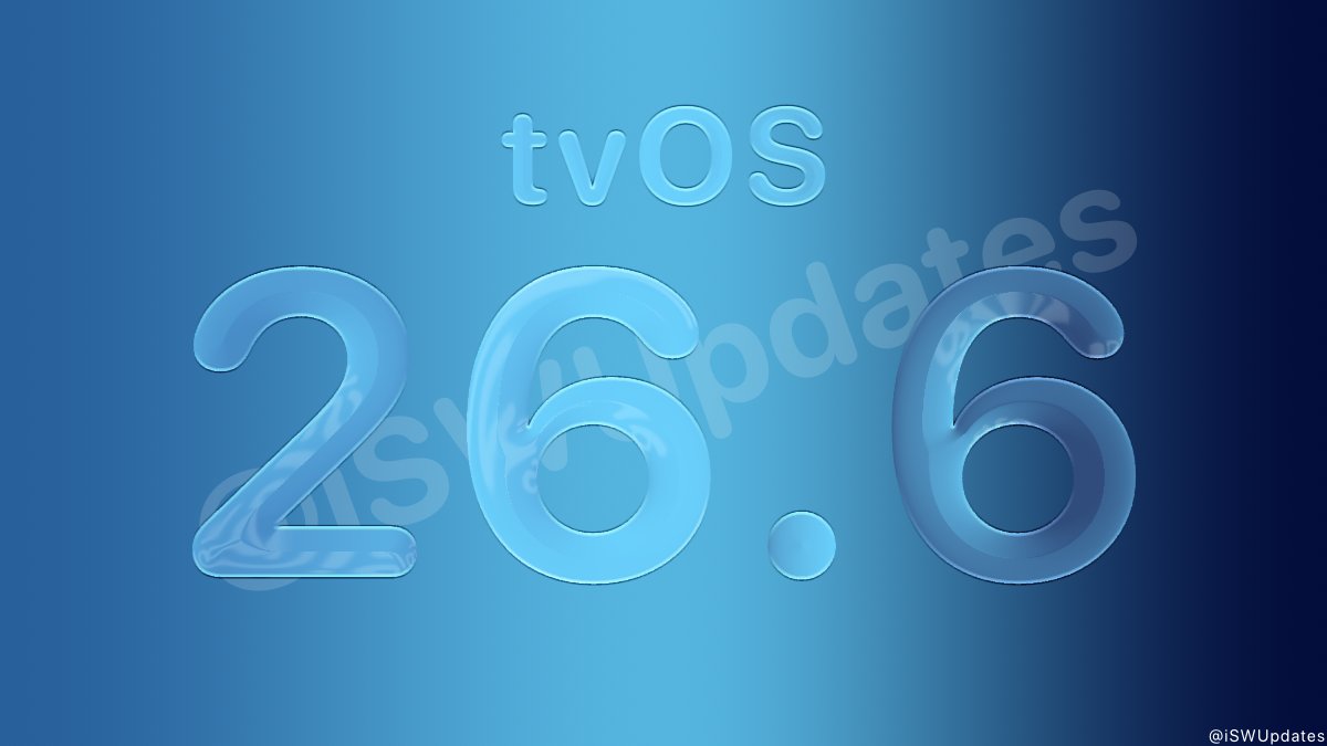 iSWUpdates's tweet photo. tvOS 26.6 (23L773) has been released. https://t.co/BBFqqHyLBT
