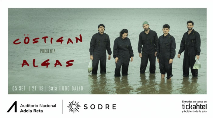 CostiganUy's tweet photo. CÖSTIGAN en el SODRE el 5/9🤩

El sábado 5 de setiembre a las 21hs presentamos  ALGAS🌱 nuestro último disco en la Sala Hugo Balzo. 

Entradas por @Tickantel  https://t.co/5tp1AYbX1A

2x1 con @ladiaria  

💚
#Costigan #Algas #Sodre #HugoBalzo #MúsicaIndependiente #Indie #Uruguay https://t.co/6hd6g1a0Iu