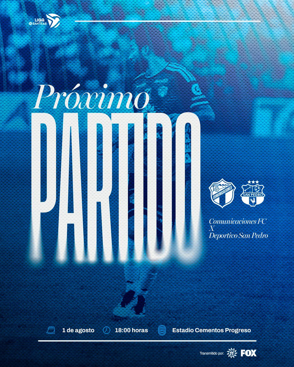 CremasOficial's tweet photo. ⚽️ PRÓXIMO PARTIDO
🆚 Deportivo San Pedro

👻 Únete a Crema Plus aquí: https://t.co/c6e9jjlnC0
🎟️ Compra tus boletos aquí: https://t.co/LB1OCKUdcr

📅 Sábado, 1 de agosto
⏰ 18:00 horas
🏟 Estadio Cementos Progreso
📺 Canal 11 | FOX

#VamosCremas | #Apertura2026 https://t.co/rs0pvSaCiK