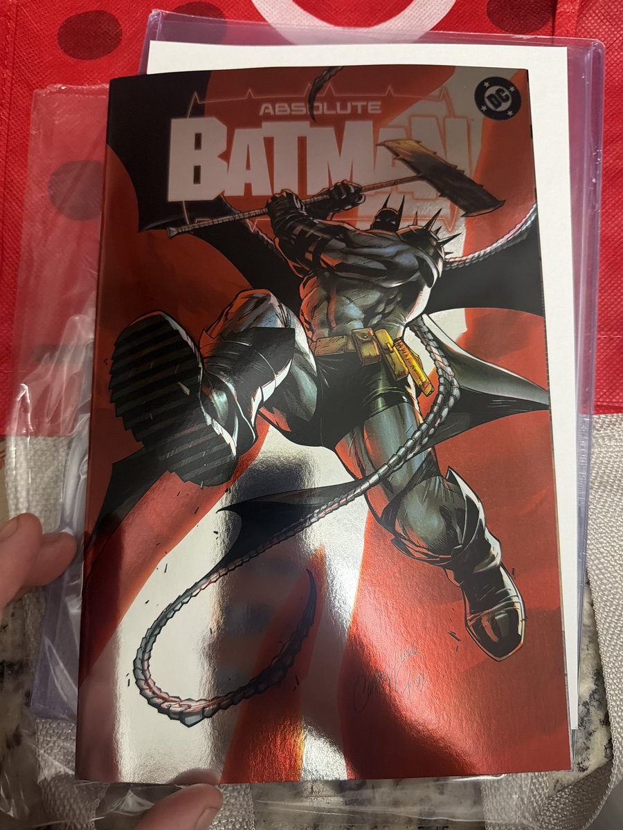 djmarz04's tweet photo. @CobiesCards But it’s not. I have the book and it’s ab#1 after the foil cover. https://t.co/wHJyE1YRqd