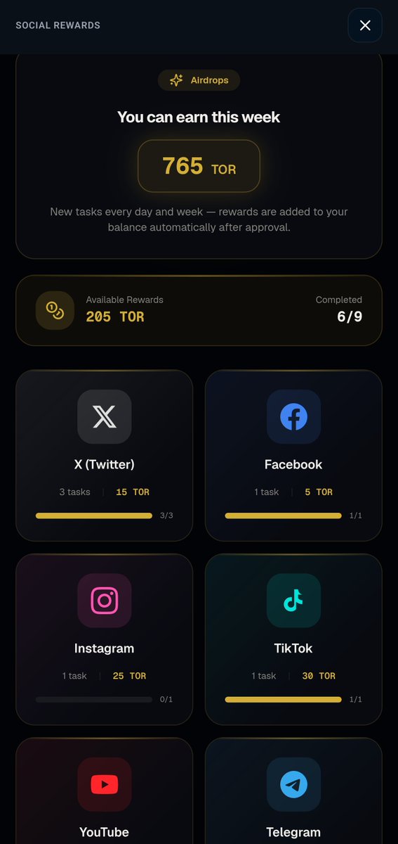 djmllssnHQ's tweet photo. 📢 Having trouble completing the TikTok, Telegram or Facebook tasks on Torium?

You're not alone! Many miners have asked the same question.

To help the community, here's a step-by-step video tutorial by Gueda explaining exactly how to complete the tasks correctly. 👇

🎥 YouTube Tutorial:👇

https://t.co/eLWXwLTj59

💬 Join our Telegram community:

https://t.co/VI1MTZFLkn

🚀 Start mining TOR:

https://t.co/t9SogCEHlz

🎁 Invitation Code: TORIUM-6G1N6C

@ToriumNetwork
Let's help more miners complete their tasks successfully and maximize their rewards. 💛⛏️

#Torium #TOR #MobileMining #ProofOfParticipation #Web3 #Blockchain #Crypto