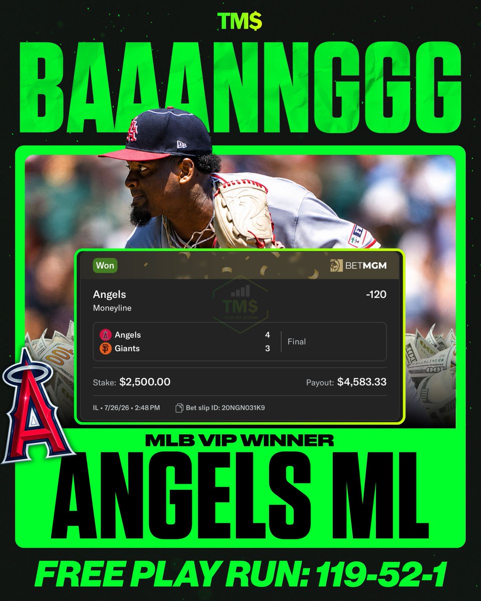 TMSDiamondPicks's tweet photo. NOT EVEN CLOSE!

FREE PLAY LINK IN BIO https://t.co/v6nqnXsO5p