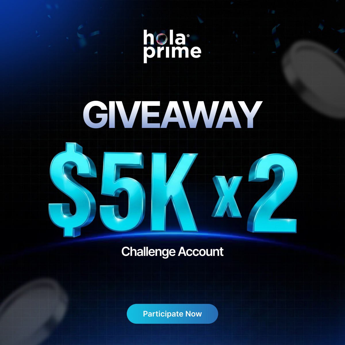 Jetxtrade65's tweet photo. 🎁 Hola Prime Giveaway 2 lucky persons walks away with this. 

We’re giving traders a chance to win 2x $5K 2-Step Forex Accounts.
How to enter:

1️⃣ Follow @HolaPrimeAfrica, @HolaPrimeGlobal and @Jetxtrade65 @idstwnm @Dstrategist_fx @uncommonkvng 

2️⃣ Like + repost this post 🔁

3️⃣ Tag 3 trader friends in the comments

4️⃣ Complete this line: “I deserve to win because…”

Winners will be announced on 31st July.
Good luck, traders 🚀