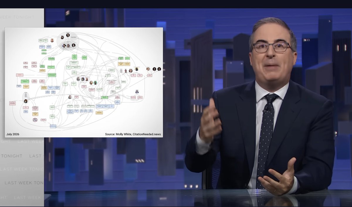 RadicallyGOP's tweet photo. Congrats to Molly White @molly0xFFF for her work making it on John Oliver's HBO show: https://t.co/TWHevM98Rh