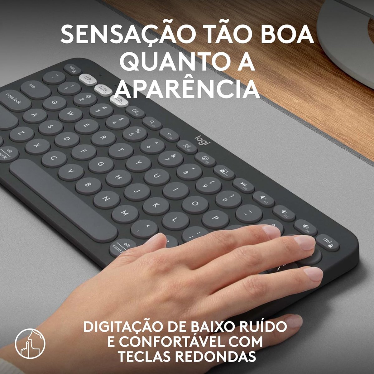 EdySantos____'s tweet photo. Teclado sem fio Logitech Pebble Keys 2 K380s com Conexão Bluetooth Easy-Switch e Pilha Inclusa - Compatível com PC, Mac, Chrome OS, Android, iOS

💰 R$159,90      -35%
💳 Em até 5x de R$ 31,98 sem juros

🔗 https://t.co/qcSLmTfUtU

⚠️ Preço e estoque sujeitos a alteração. https://t.co/bhaue0iVLx