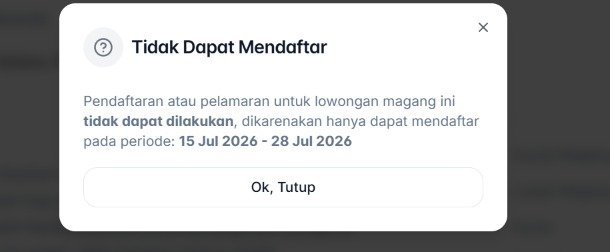 12forstudy's tweet photo. @KemnakerRI mohon ditindaklanjuti penutupan pendaftaran peserta bapak/ibu, timeline menyebutkan bahwa pendaftaran berakhir pada tanggal 28 juli 2026, namun pada saat ini 28 juli 2026 pukul 00.35 sudah tidak bisa mendaftar 🙏🏻 https://t.co/S5CaDKvpoI