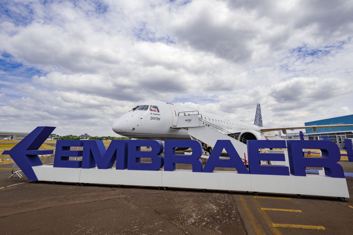 Embraer tweet media