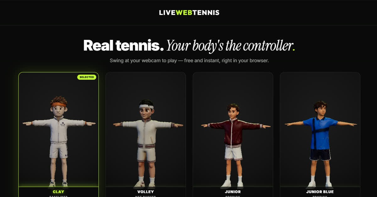 AkhilMatta29342's tweet photo. You don’t need an expensive console or hardware to play motion games anymore. 🎾
Your webcam is the controller.

We built tennis you can play in your browser using just your body.
No console. No download. No extra hardware.
8,000+ people across 30 countries have already tried it.