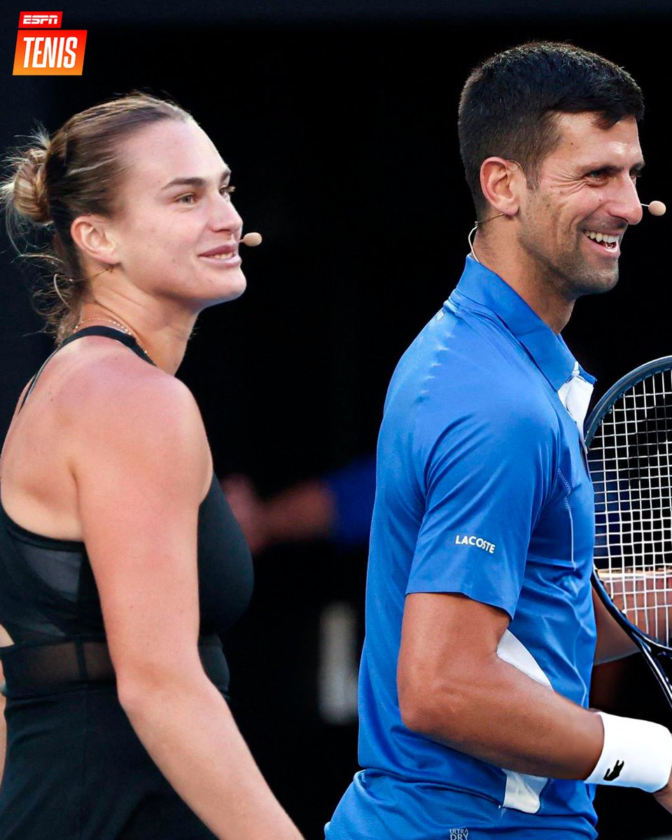 ESPNtenis's tweet photo. ¡DUPLA CONFIRMADA! 🤝

🇷🇸 Djokovic y 🇧🇾 Sabalenka competirán juntos en el dobles mixto del US Open. 🤩 https://t.co/wyEV0Z206i