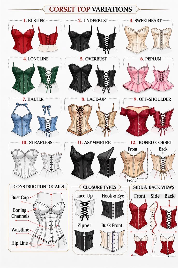 ManifestHerGlow's tweet photo. Corset top variations https://t.co/2IvhMUiolt