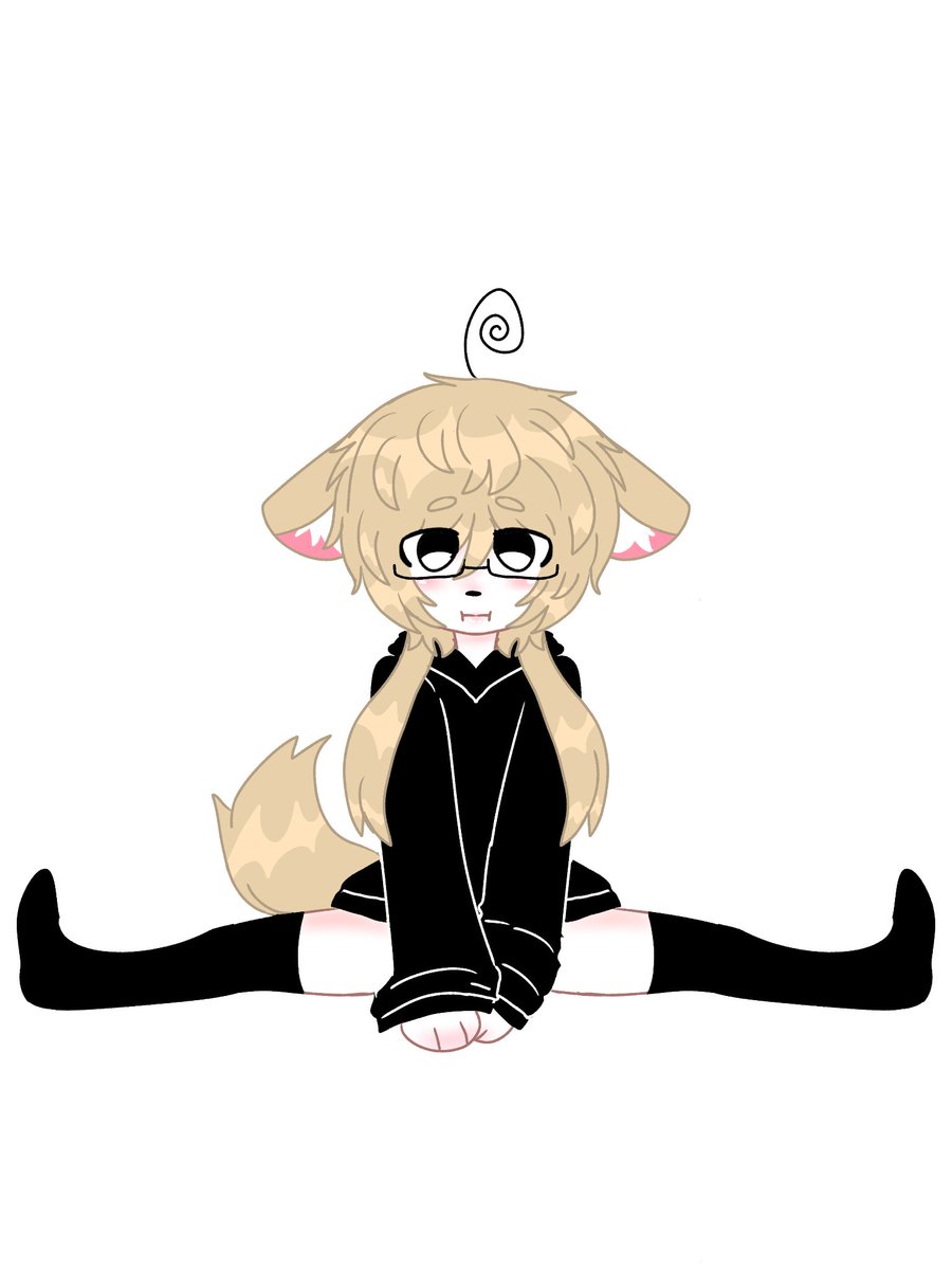 chicopepinillo's tweet photo. A Max le gusta sentarse de una manera muy.. rara, pero supongo q esta agusto pwp" 

#femboy #furry #draw https://t.co/4PwMC7Tug3