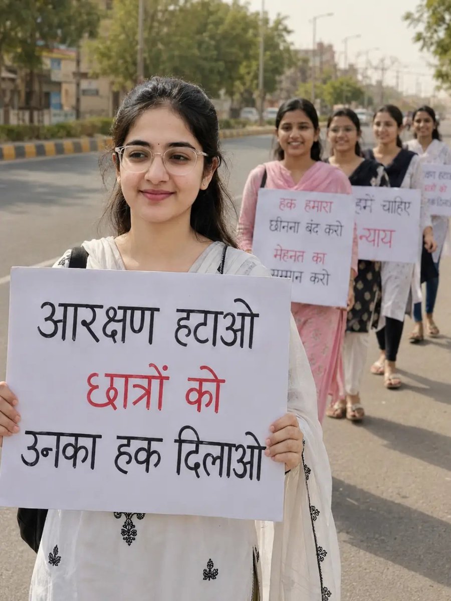 sanatan_66's tweet photo. #reservationhataomovement
#EndReservation 
#UGCRollback
#EndReservation #ReformReservation #Meritocracy #ReservationFreeIndia #RESERVATIONHATAOANDOLAN 
#RHA https://t.co/xW1zejq1lO