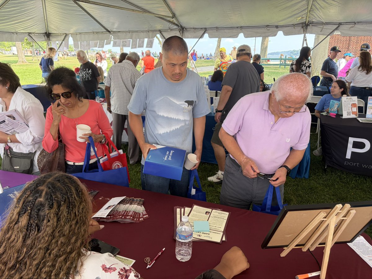 TheAAIRE's tweet photo. Today AAIRE attended Town of North Hempstead’s FunDay Monday Senior Resource Fair! 💙 We connected with community members and shared information about AAIRE’s programs, services and about AAIRE Cares! Thank you Northwell Health, Mother Cabrini and TONH. @NorthwellHealth https://t.co/9ucwZ7fyZf