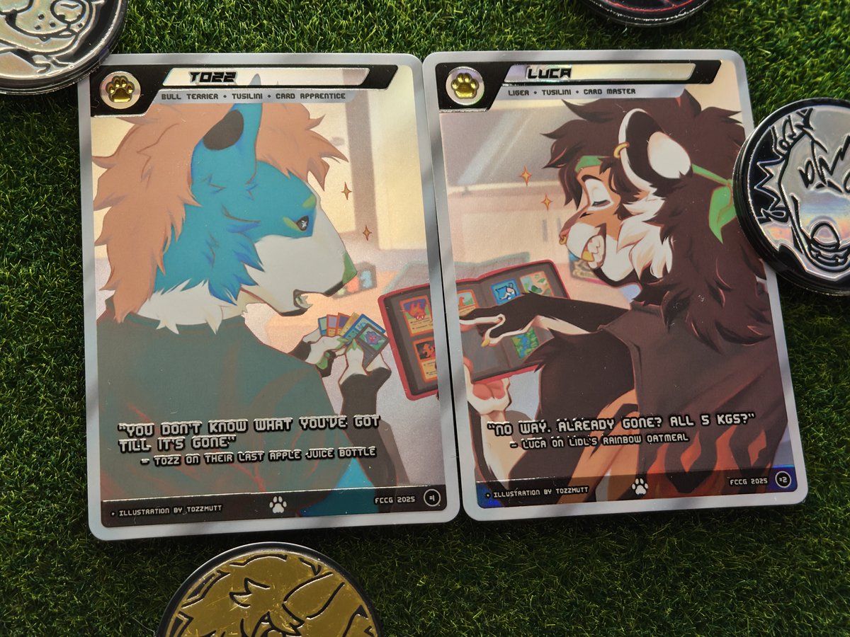 TozzMutt's tweet photo. It's time!! ⏲️

Furry TCG comms are open back again! 🃏 
Fill out the f🅾️rm to get your slot 👇👇 https://t.co/qjwFeIn6Oz