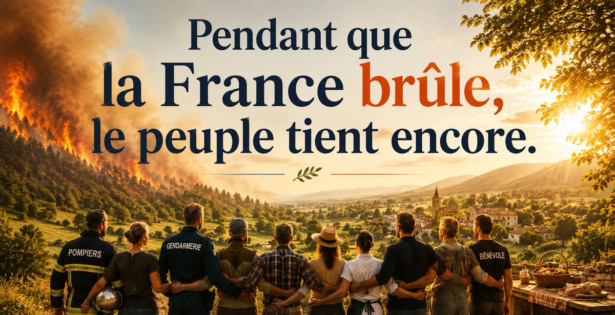 Beatrice_Rosen's tweet photo. "Tout finit désormais en communication, en com’, en instrumentalisation.

Car notre époque semble fascinée par les symboles.

Elle préfère souvent l’annonce à l’action, la mise en scène à l’efficacité, le récit à la réalité.

Comment ne pas relever, dès lors, l’ironie presque mythologique de voir Emmanuel Macron s’être lui-même comparé à Vulcain, le dieu romain du feu et des forges ?

La figure se voulait celle du bâtisseur, de celui qui transforme la matière brute en œuvre humaine. Aujourd’hui, c’est une autre image qui s’impose : celle d’un pays dont une partie de la richesse naturelle disparaît dans les flammes.

Une allégorie des 10 dernières années, mais malheureusement avec des conséquences bien réelles."
L'intégralité de mon article ici:
https://t.co/ohbL2eIyof