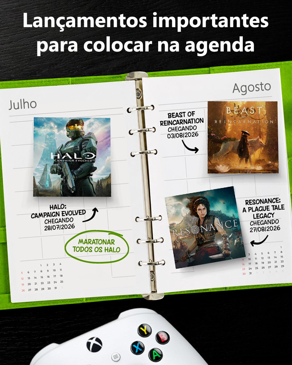 XboxBR's tweet photo. Alguns lançamentos do XBOX Game Pass para anotar na agenda! https://t.co/Aa5KBp9jJa