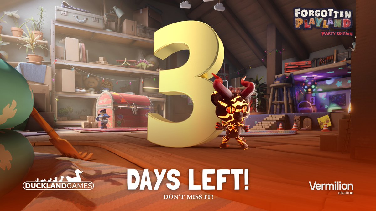 ForgotPlayland's tweet photo. The countdown begins! 3 days until release! https://t.co/nL822HOYo2