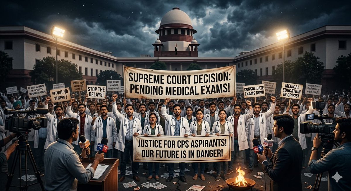 dattahappy's tweet photo. 🔥 1.5 YEARS. NO RESULTS. NO CLARITY. NO FUTURE.

Thousands of CPS Doctors are trapped in endless uncertainty while their careers remain suspended.

We studied. We appeared for exams. We served patients. We waited.

But how long must we wait? https://t.co/0rriwAQePd