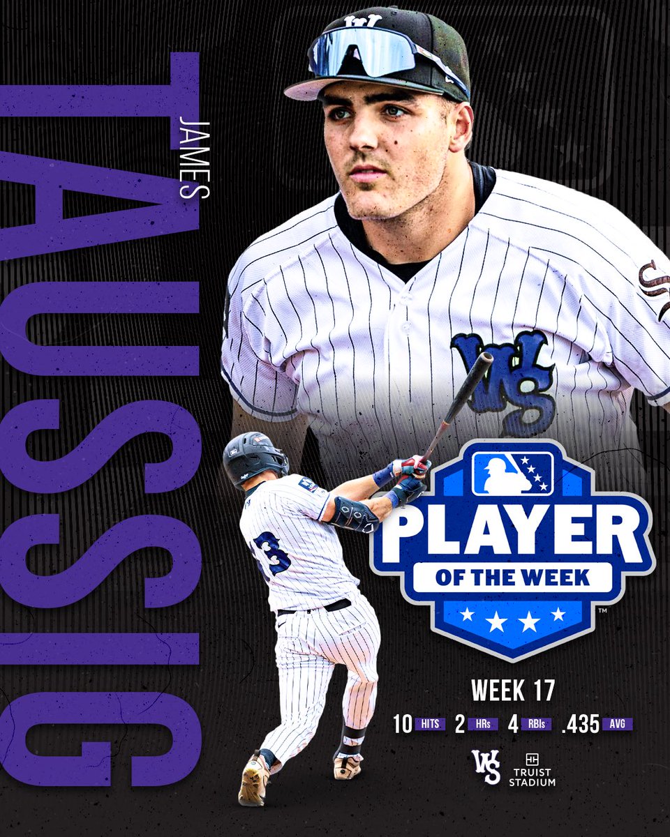 WSDashBaseball's tweet photo. Your @MiLB Player of the Week for the South Atlantic League is @JamesTaussig! 👏 https://t.co/5uHwSLxhN0