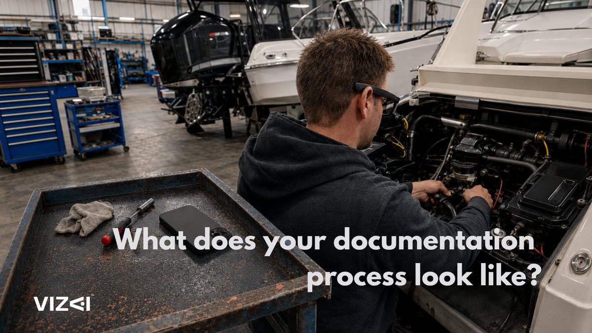 vizaitech's tweet photo. Phone cameras work. The handoff often doesn’t.

VizAi lets a technician trigger the photo from camera-enabled glasses, then sync it to the job line with it's status visible on your phone.

Join the waitlist: link in bio. https://t.co/KkExLol7nR