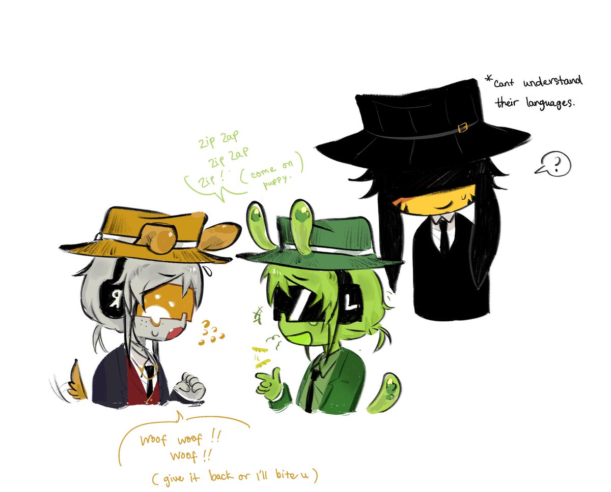l1hly_'s tweet photo. alien n dog chance #doublefedora #chance #mafioso #forsaken https://t.co/QZDSDsksBp