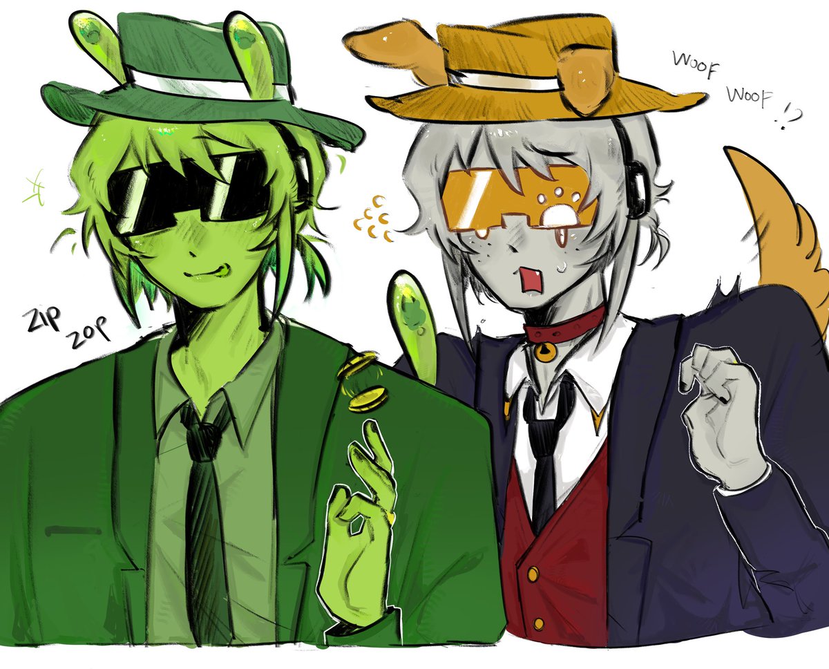 l1hly_'s tweet photo. alien n dog chance #doublefedora #chance #mafioso #forsaken https://t.co/QZDSDsksBp