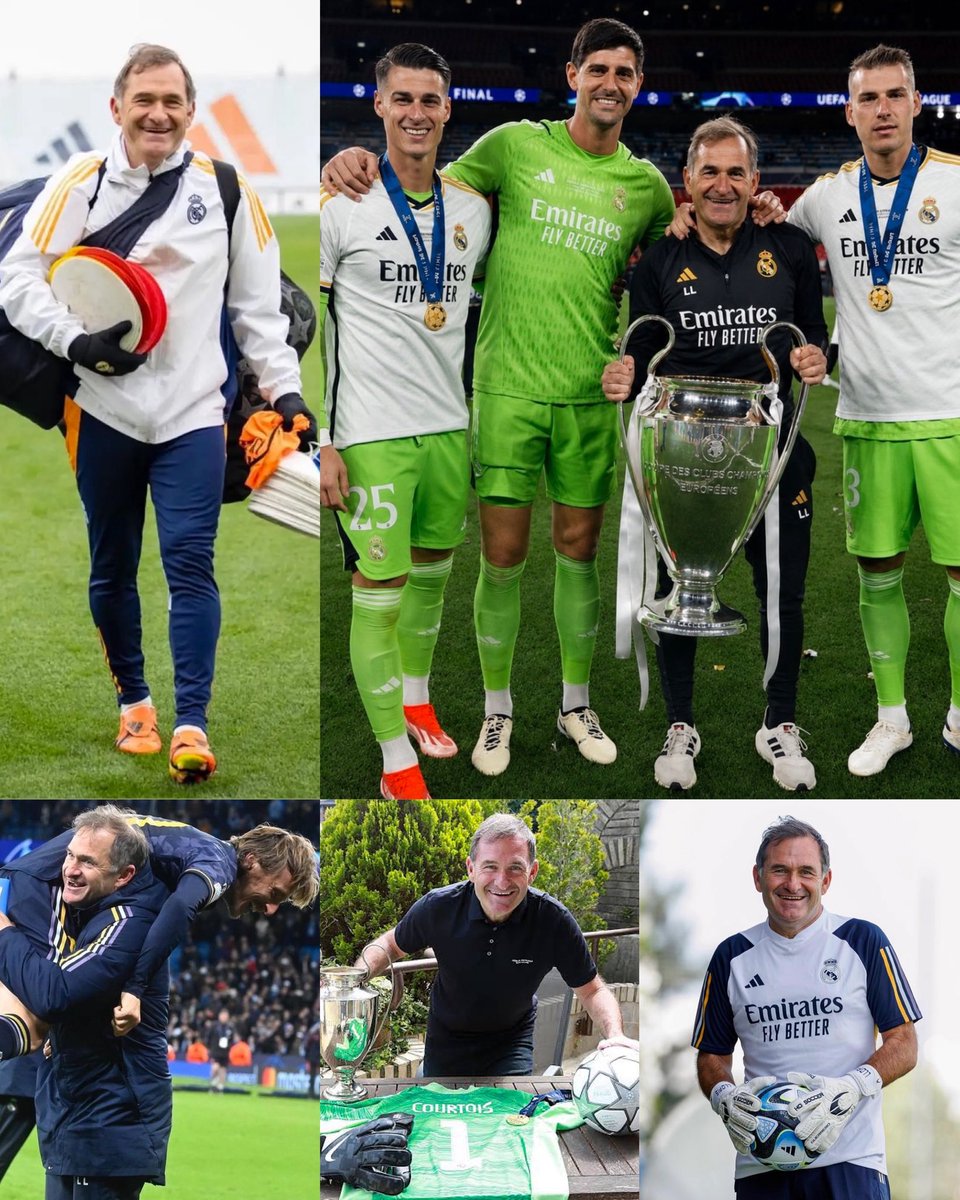 SeputarMadrid's tweet photo. Di balik performa gemilang para kiper Real Madrid selama beberapa musim terakhir, ada peran besar Luis Llopis. 

Pelatih kiper Los Blancos itu pertama kali bergabung pada era pertama Zinedine Zidane pada 2016. Ia sempat meninggalkan klub, untuk bergabung dengan Real Sociedad di bawah komando Imanol Alguacil dan menjadi salah satu staf penting saat klub Basque tersebut menjuarai Copa del Rey 2019/20. Semusim berselang, Llopis kemudian kembali ke Real Madrid atas permintaan Carlo Ancelotti pada awal musim 2021/22 hingga saat ini.

Llopis juga turut berperan besar dalam perkembangan performa Andriy Lunin pada musim 2023/24 ketika Thibaut Courtois harus menepi hampir semusim akibat cedera ACL. Ia juga menjadi salah satu figur penting di balik kembalinya performa Courtois setelah pulih dari cedera panjang tersebut.

Kini, seiring bergabungnya Nuno Santos sebagai pelatih kiper dalam staf José Mourinho, perjalanan Llopis di Real Madrid diperkirakan segera berakhir.

Terima kasih banyak, Coach Luis, atas dedikasi dan pengabdianmu untuk Real Madrid. Sosok profesional yang dikenal sangat dekat dengan seluruh elemen ruang ganti Madrid, bukan hanya dengan para penjaga gawang, tetapi juga para pemain dan staf lainnya.

Semoga sukses untuk perjalananmu selanjutnya, Luis. 🤍