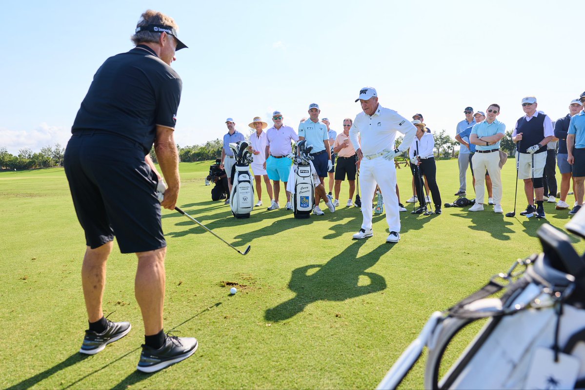 garyplayer's tweet photo. One of the greatest lessons in golf is that you should never stop learning. I have always believed there is something to learn from every player, and Bernhard Langer continues to set an extraordinary example. His commitment to fitness, discipline and preparation has allowed him to compete at the highest level for decades. That dedication inspires me, and even after all these years, I still watch, learn and strive to improve. That is the beauty of this wonderful game.