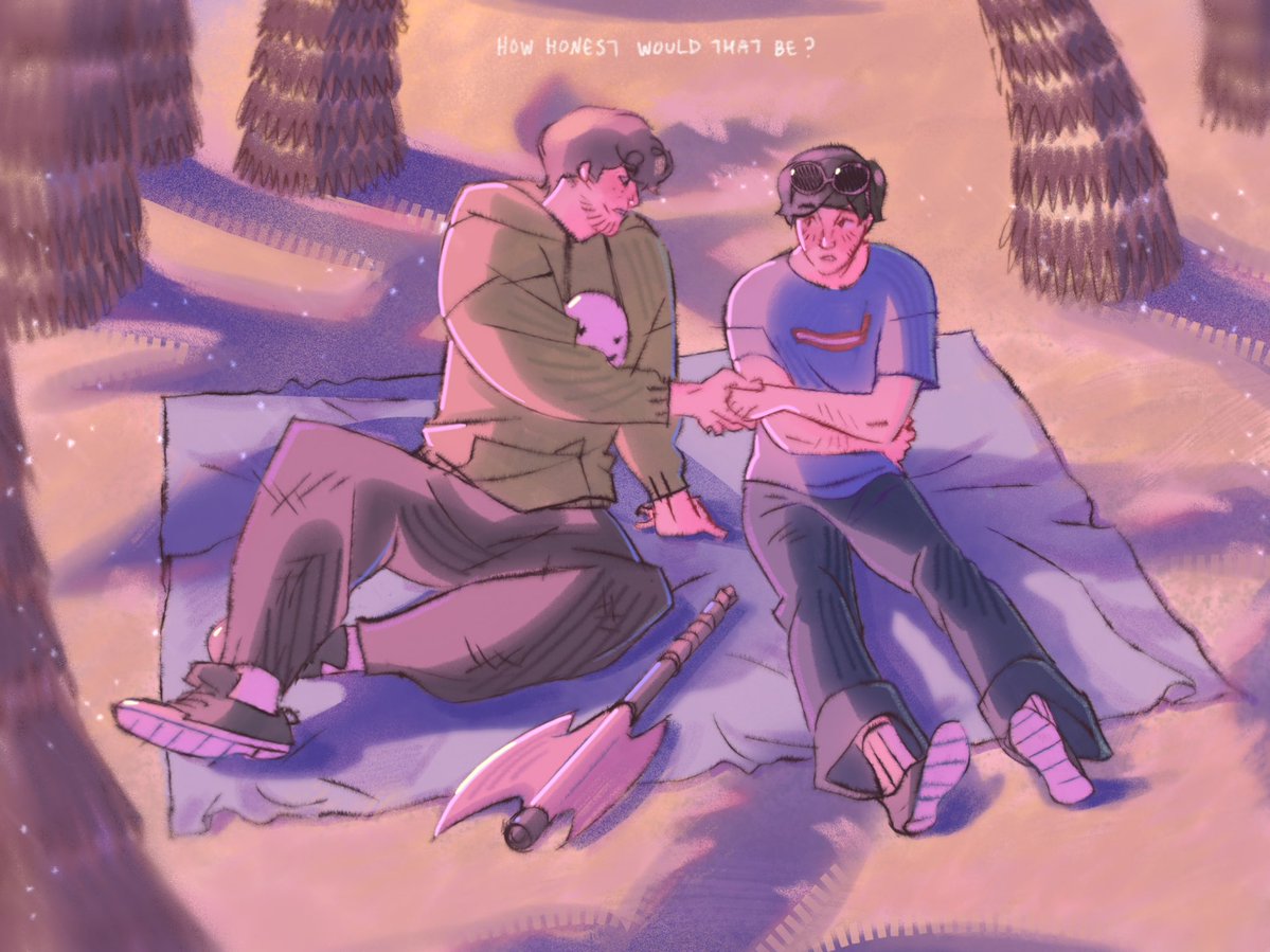 uf2pia's tweet photo. And what if I kissed you right now? #heatwavesfanart #dnffanart https://t.co/PumHpqs2DX