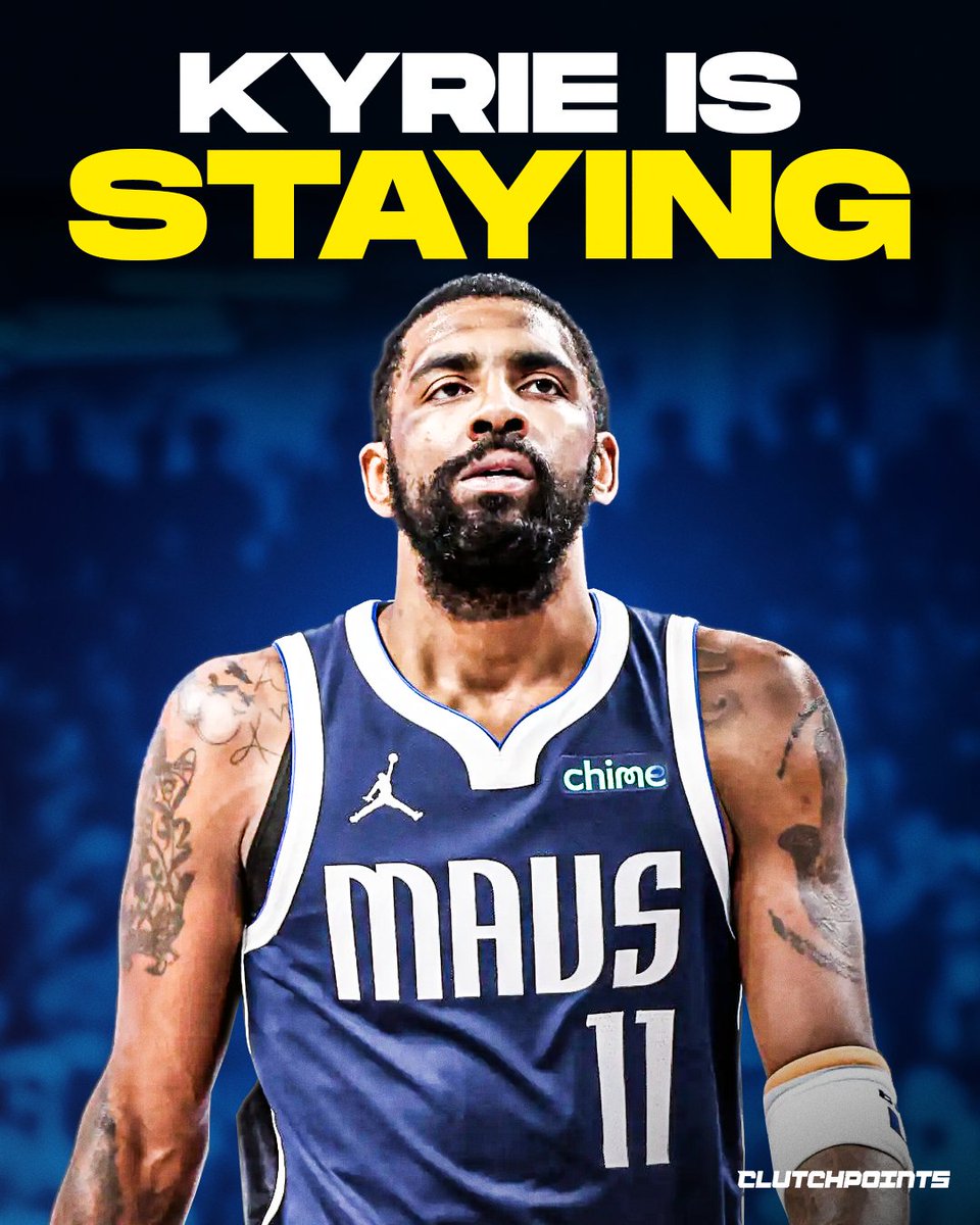 MavsNationCP's tweet photo. The Mavericks continue to reject trade calls for Kyrie Irving, according to @TheSteinLine. 👀

The expectation is that Kyrie will begin next season in Dallas alongside Rookie of the Year Cooper Flagg. 💙 https://t.co/zaUyjPDNJq