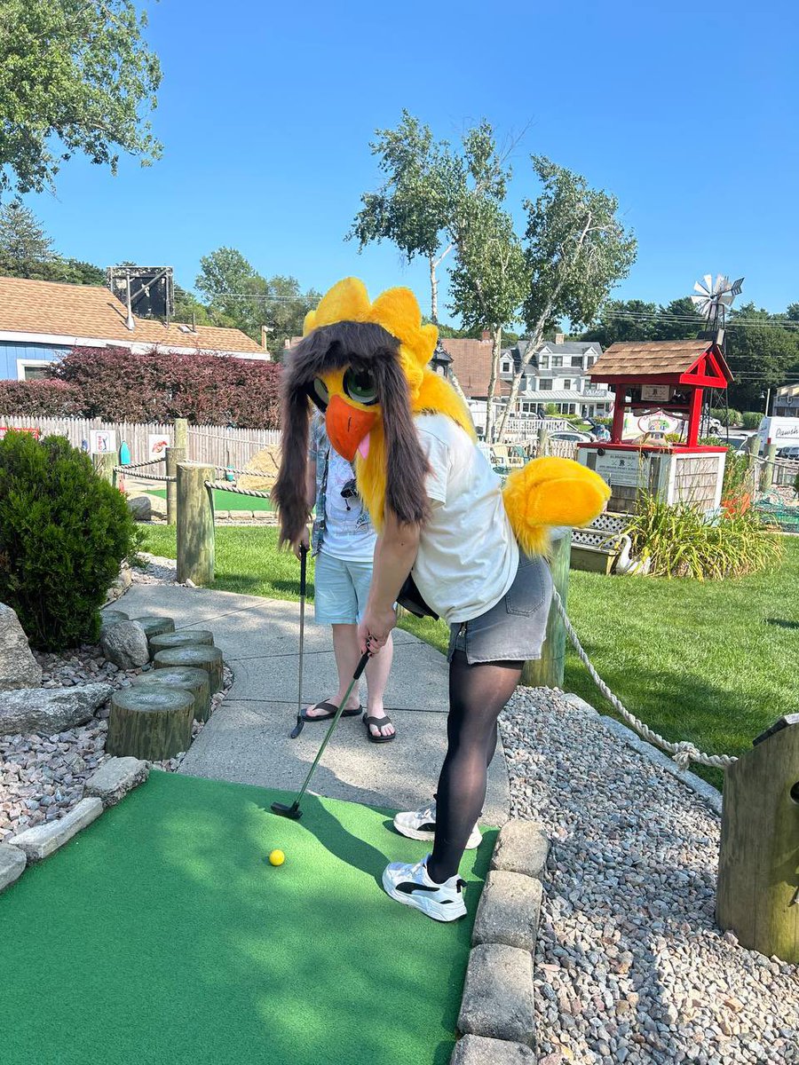 Chirpocalypse67's tweet photo. Mini golfing with frends!!!! 💛
feat. IkonOwl

📸: Soulfruit https://t.co/rnLe0J8vfB