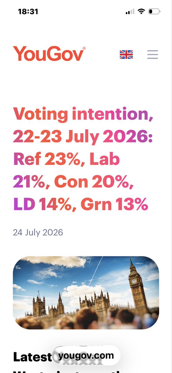 Tbone80835058's tweet photo. @REWearmouth More reliable polls https://t.co/s1WOhTtIqm