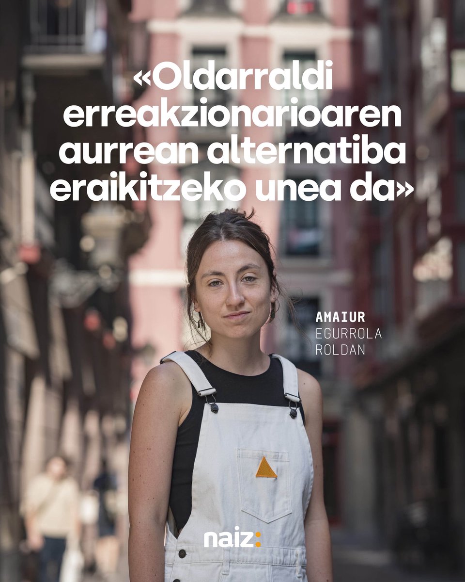 ernaigazte's tweet photo. "Oldarraldi erreakzionarioaren aurrean alternatiba eraikitzeko unea da."  Ernai faxismoaren aurkako kanpaina garatzen ari da uda honetan. Euskal gazteriari antolatzeko eta borrokatzeko deia egin du, eta irailaren 13an Donostian mobilizatzera deitu du. 

✍️ @asierrobles https://t.co/jvB9ETKvVl