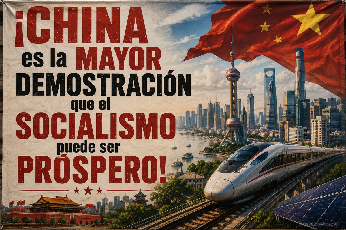 OsvaldoMtnez90's tweet photo. ¡RETUITEA si COINCIDES! ¡Viva CHINA y Viva el SOCIALISMO! https://t.co/aSW07l0ylJ