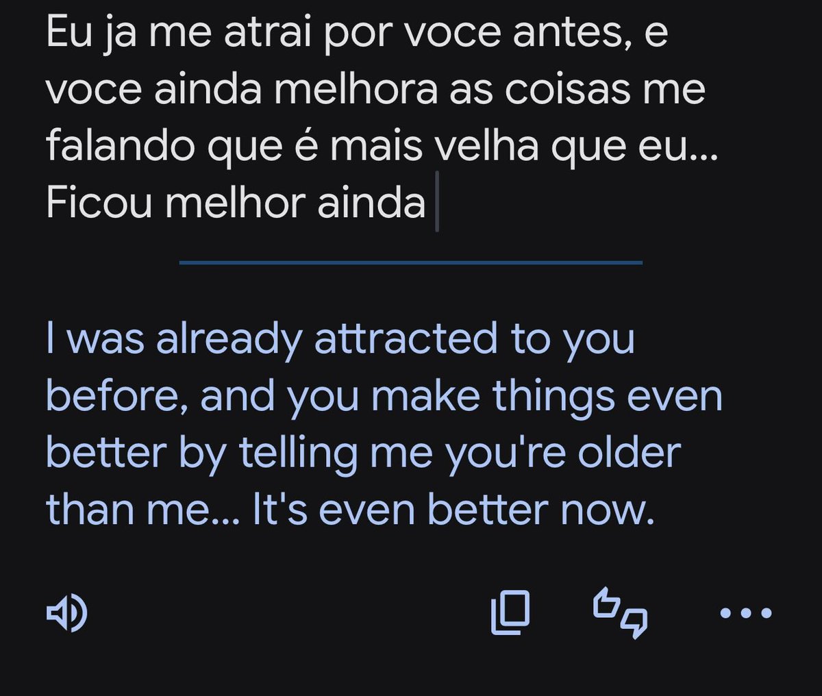 _edumeyer's tweet photo. A bebezona achou que eu ia ficar em choque, mal sabe ela que eu gosto das mais velhas… Já mandei logo isso pra ela ficar flinston 🤙🏻🤙🏻 https://t.co/MU5yNCmDgu