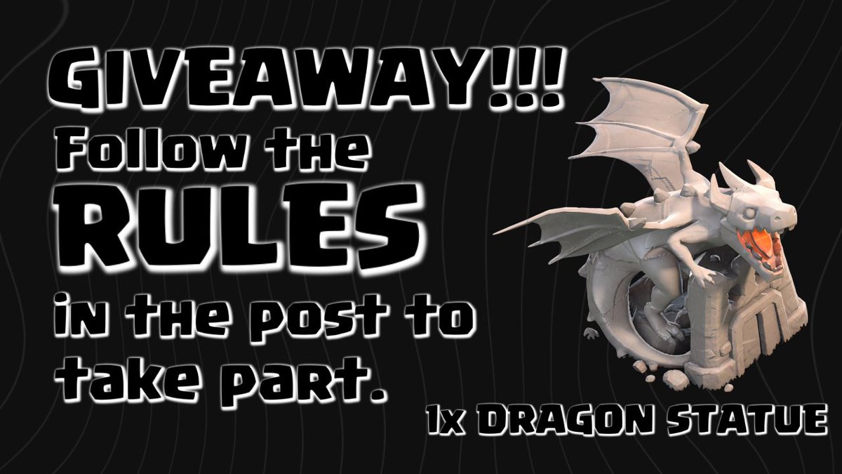 _SectionGames's tweet photo. Giveaway🎁 

I am doing a GIVEAWAY of 1x  DRAGON STATUE Deco.    

To Participate:   
1. Follow. 
2. Subscribe to my channel : https://t.co/BIuoAb3ni8 (Share a SS below)  
3. Like, Retweet &amp; tag 2 Friends.  

Ends on 29th of July 2026. 
#GiftedBySupercell https://t.co/SaSDWZZ3uZ