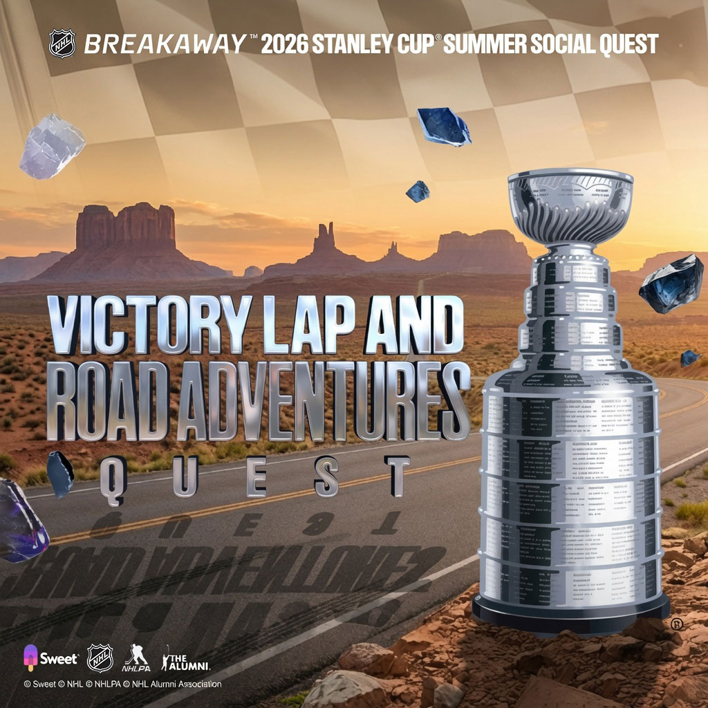 NHLBreakaway's tweet photo. 🏃🚴🚗 Summer Social Quest #4!  Take the Stanley Cup® for a Victory Lap or bring it on a road trip. Walk, run, bike, or adventure — just post it and tag @NHLBreakaway.

Learn more about Summer Social Quests at https://t.co/GjWxn3Gn0F https://t.co/ansUac1hW5