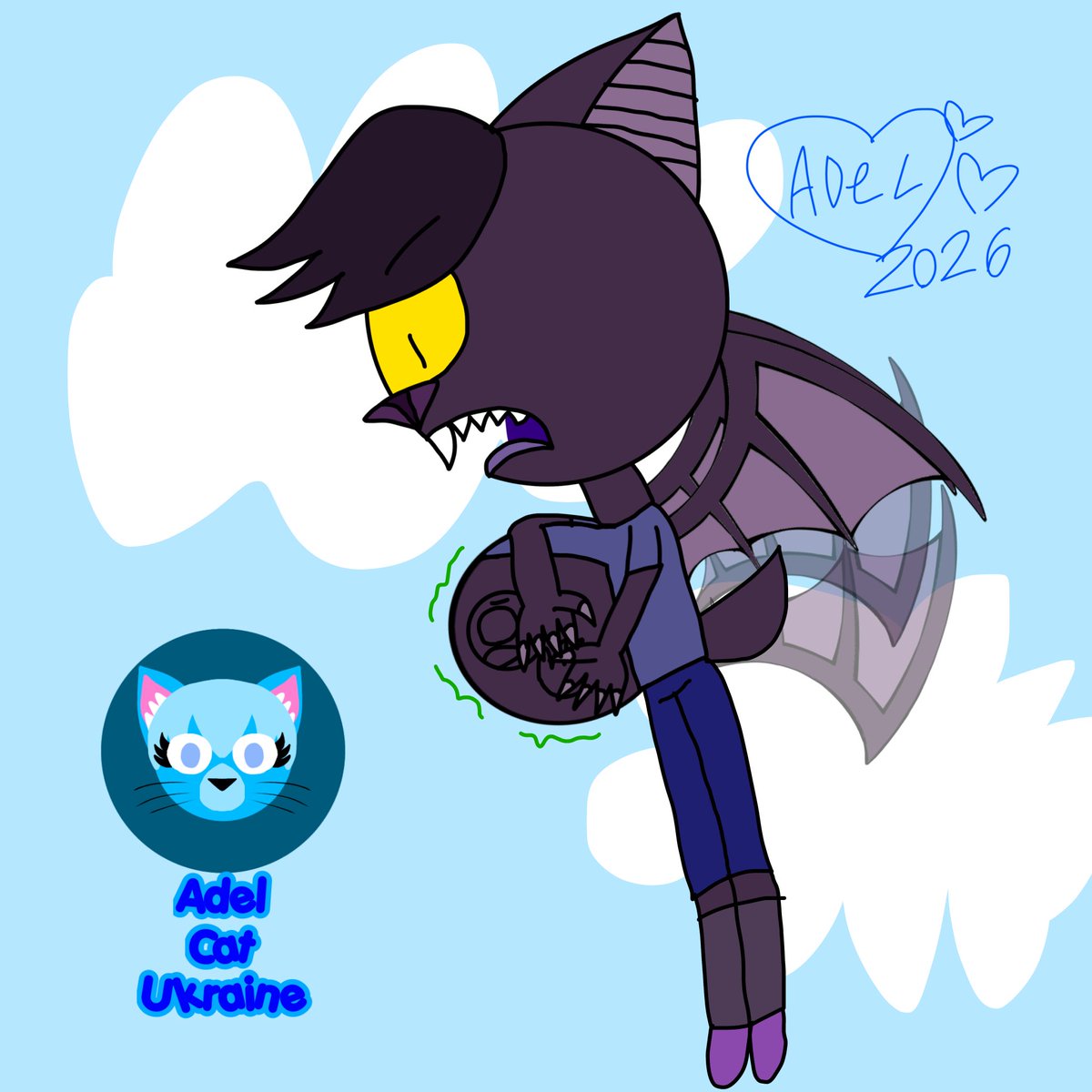 AdelCatU's tweet photo. I'm sketching my OC's Monsters Furries Vores 🌸 #vore #furryㅤㅤㅤ #art #ibispaintx https://t.co/gUN1kVolJt