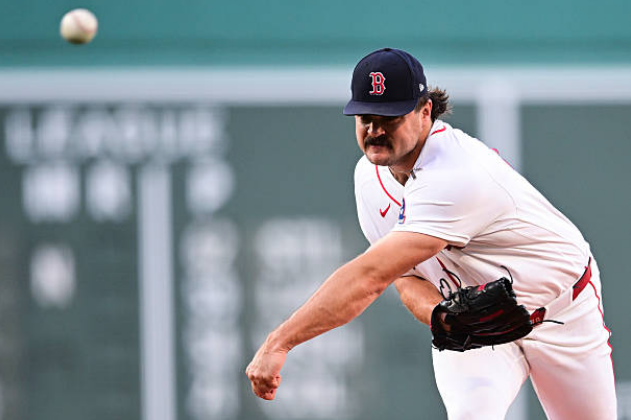 MikeMonaco_'s tweet photo. Payton Tolle on the mound tonight for the @RedSox. 

• 68% strikes, 2nd in MLB
• 70% fastballs, 1st in MLB

(min. 80 IP) https://t.co/4kv0H8IxOK