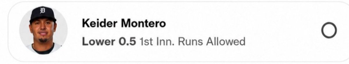 underdogpicksz's tweet photo. FREE MLB PICK 🚨
Keider Montero U0.5 1st Inn. Runs Allowed🧪
#PrizePicks #GamblingTwitter #NBAPicks #UnderdogFantasy #DFS #draftkings #SportsBetting #fanduel #NBA #sportsbook #underdog #NBAProps #SportsGambling #FreePicks #picks #plays #MLBPicks https://t.co/DZQv5HOqm5