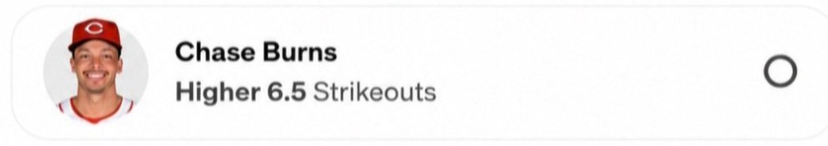underdogpicksz's tweet photo. FREE MLB PICK 🚨
Chase Burns O6.5 Strikeouts 🧪
#PrizePicks #GamblingTwitter #NBAPicks #UnderdogFantasy #DFS #draftkings #SportsBetting #fanduel #NBA #sportsbook #underdog #NBAProps #SportsGambling #FreePicks #picks #plays #MLBPicks https://t.co/xW1B5U9fZ3