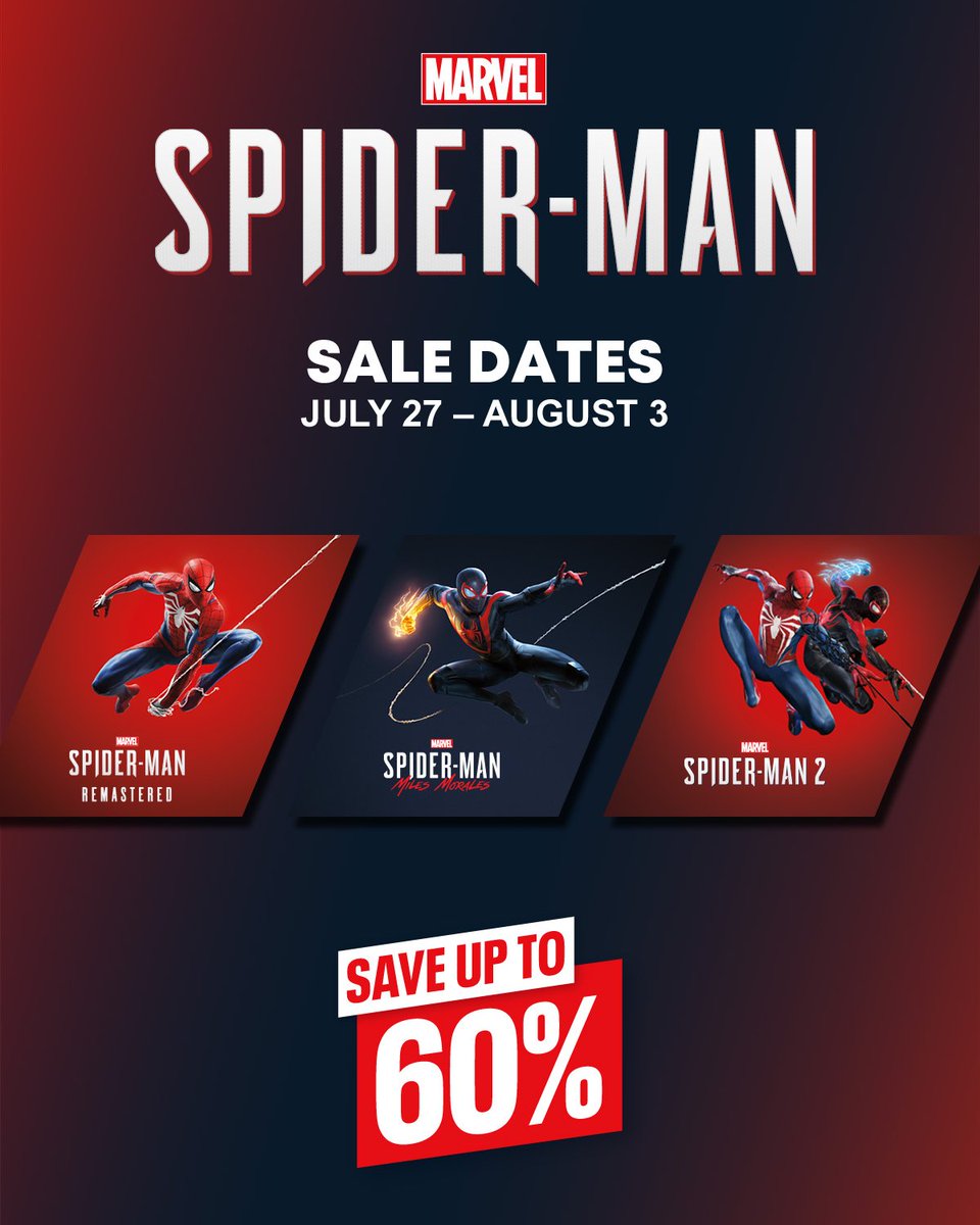 EpicGames's tweet photo. Our spider-sense is tingling 🕸️ Celebrate an exciting week for Marvel's @SpiderMan! https://t.co/DmZGKpbXJd https://t.co/ul1cUXH9eo