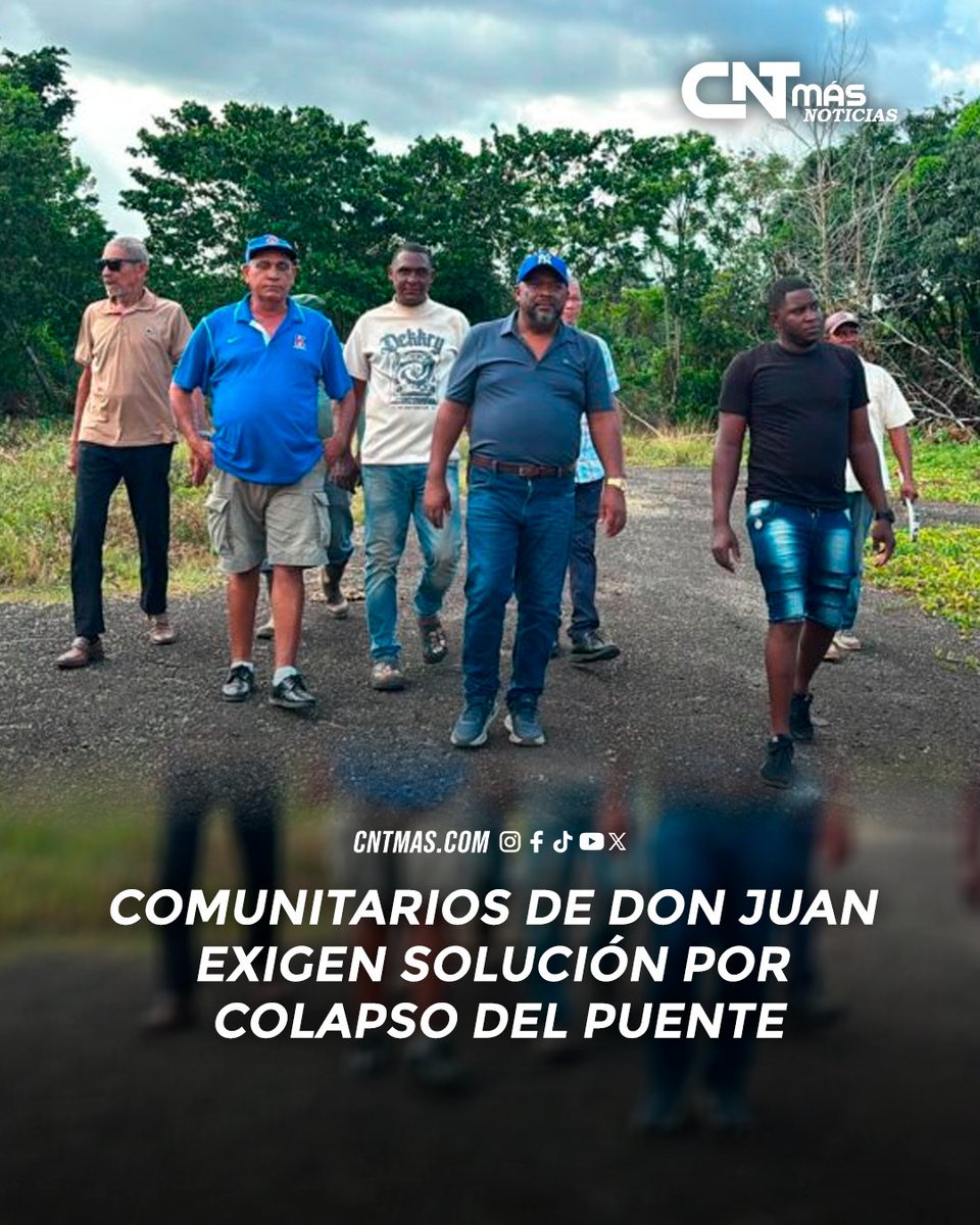 CntMas87719's tweet photo. Residentes de Don Juan, Monte Plata, reclamaron una intervención urgente de las autoridades para restablecer el paso sobre el puente del río Ozama, cuya caída mantiene afectada la movilidad, el comercio y las actividades diarias de la comunidad.
#CNTMAS https://t.co/UuyZsFDwxj